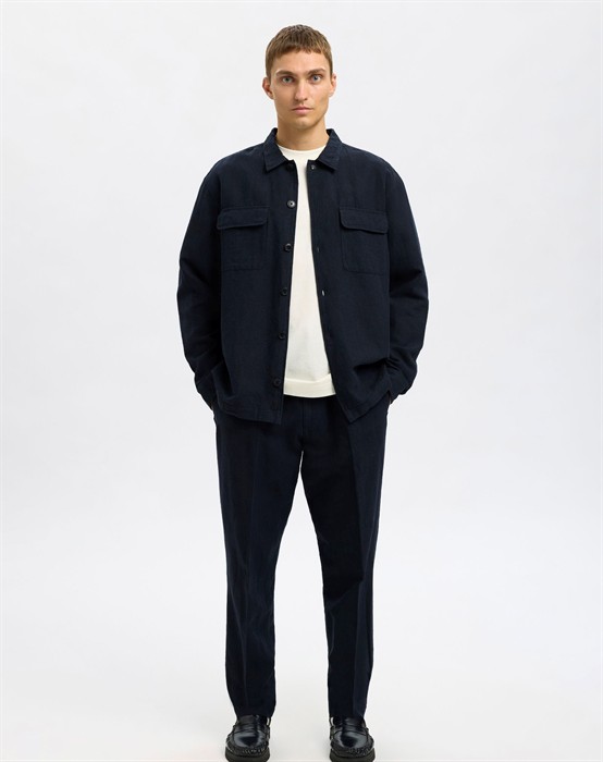 Leroy Linen Blend Skjorte 